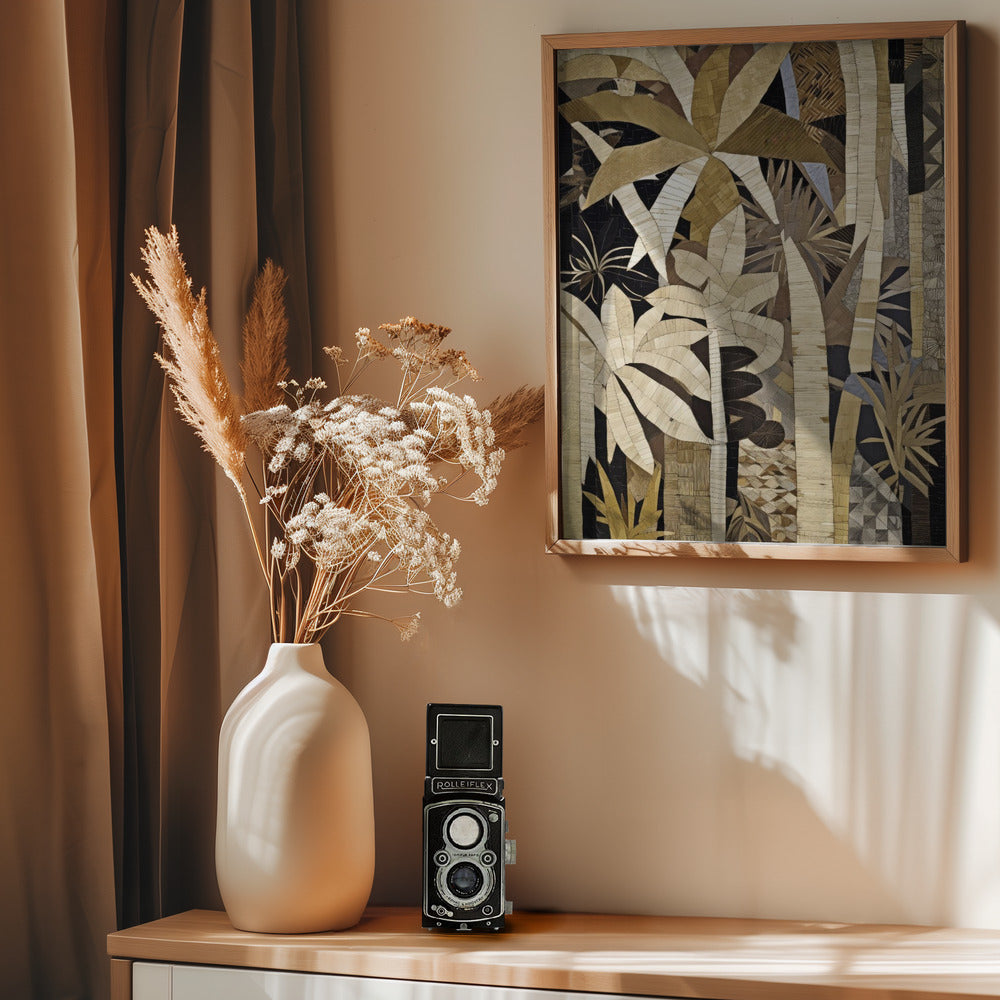 Bamboo Jungle - Poster / Art Print - interiör