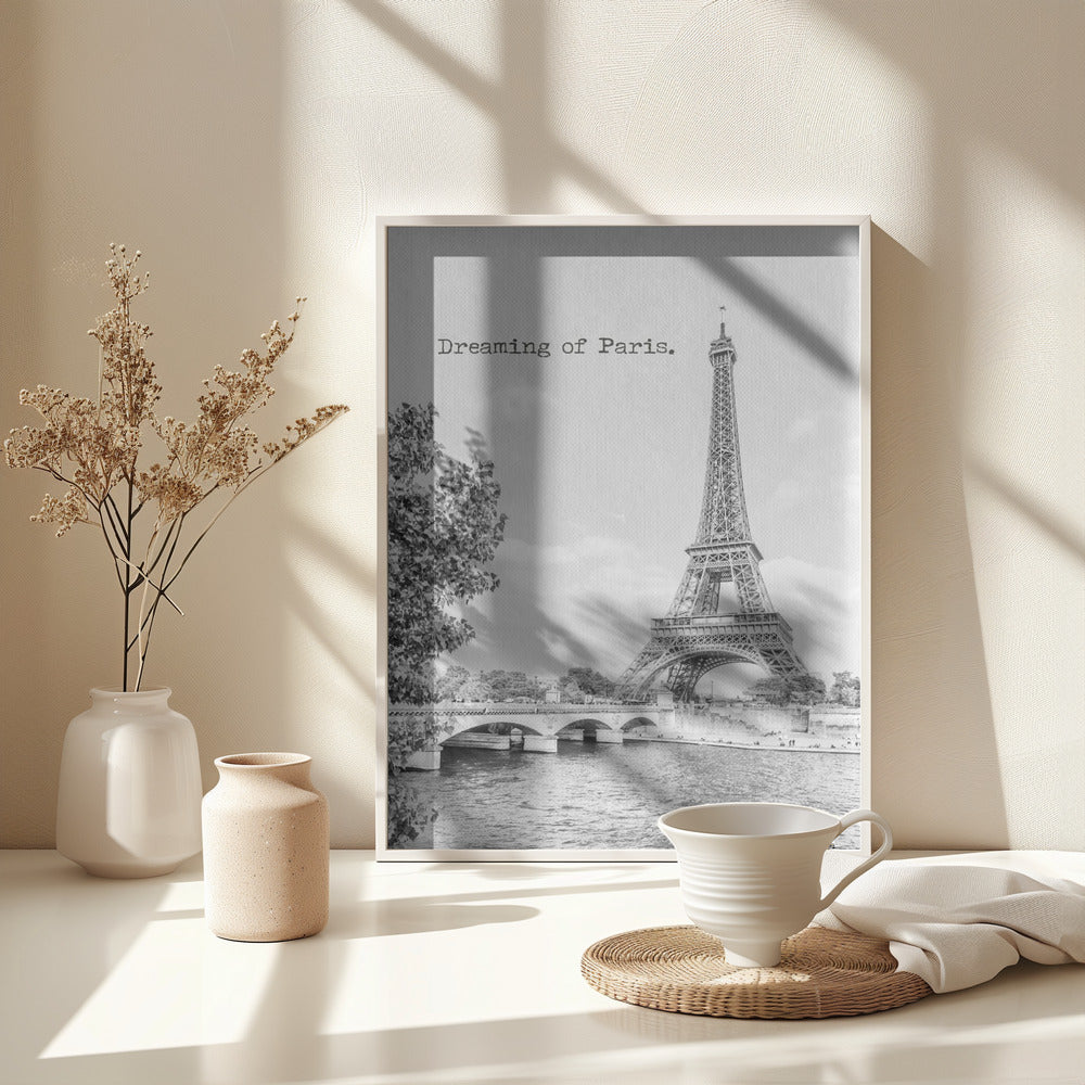 Dreaming of Paris - Poster / Art Print - interiör