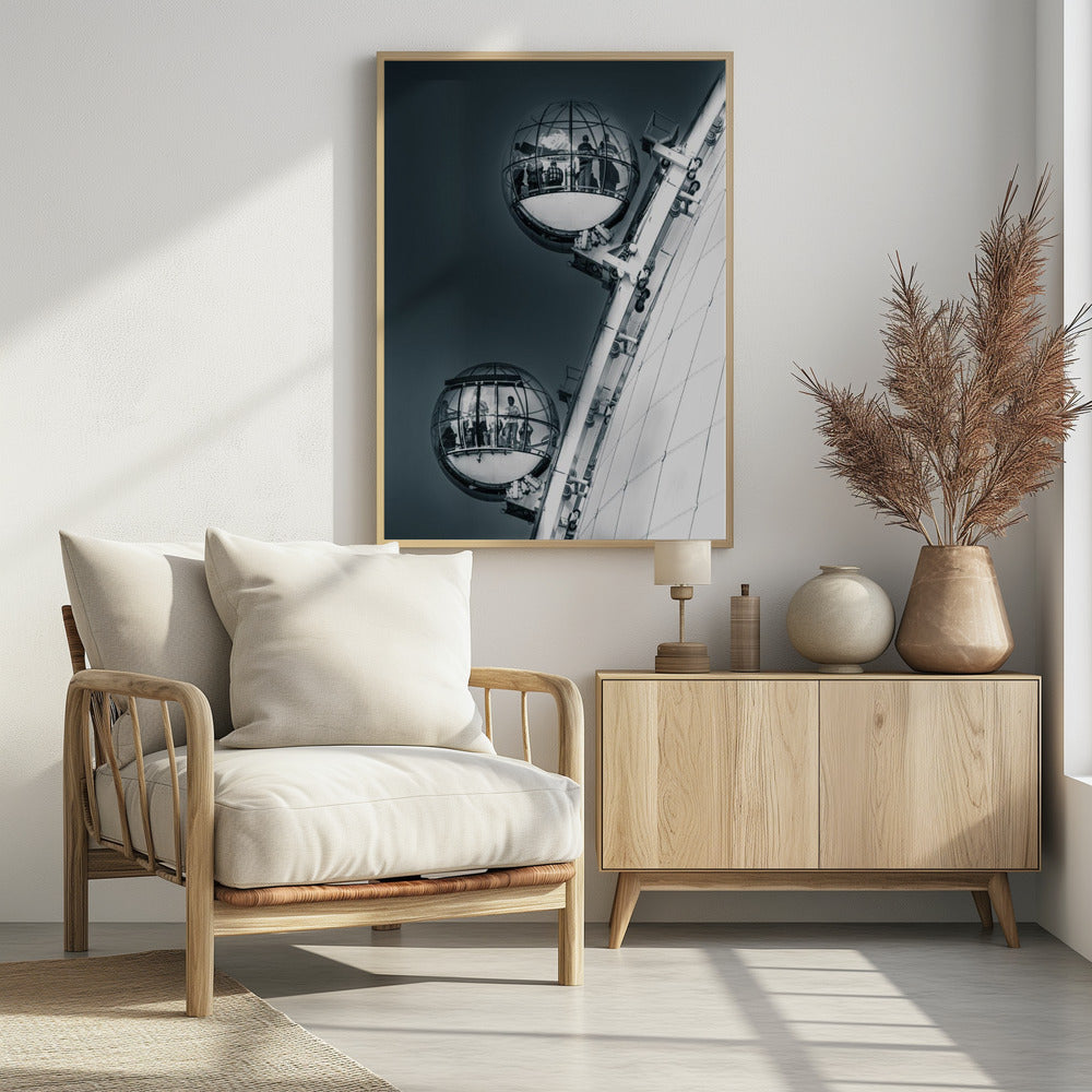Globen - Sky view - Poster / Art Print - interiör