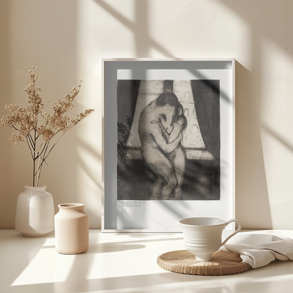 The Kiss 1895 - Poster / Art Print - interiör