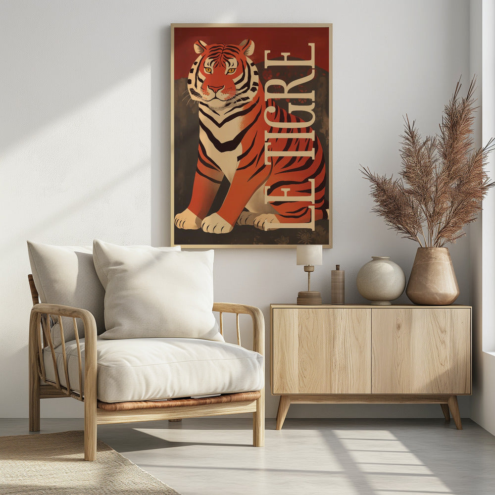 Le Tigre - Poster / Art Print - interiör