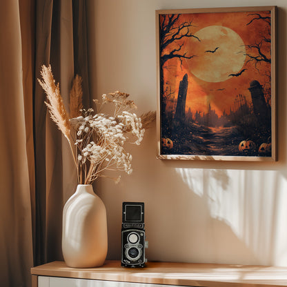 Halloween Scene (10) - Poster / Art Print - interiör