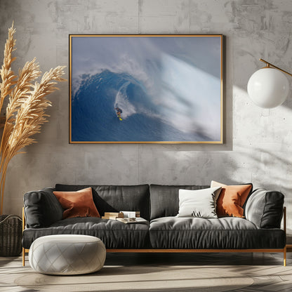 Surfing Jaws - Poster / Art Print - interiör