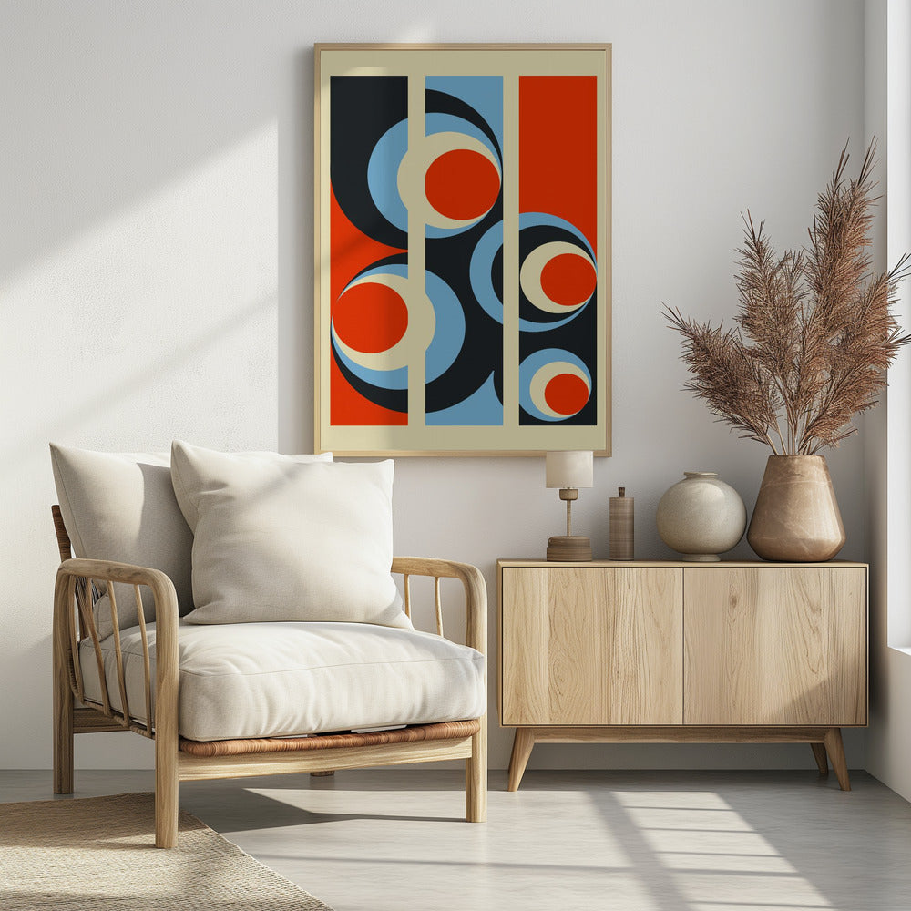 Geometric Patterns #3 - Poster / Art Print - interiör