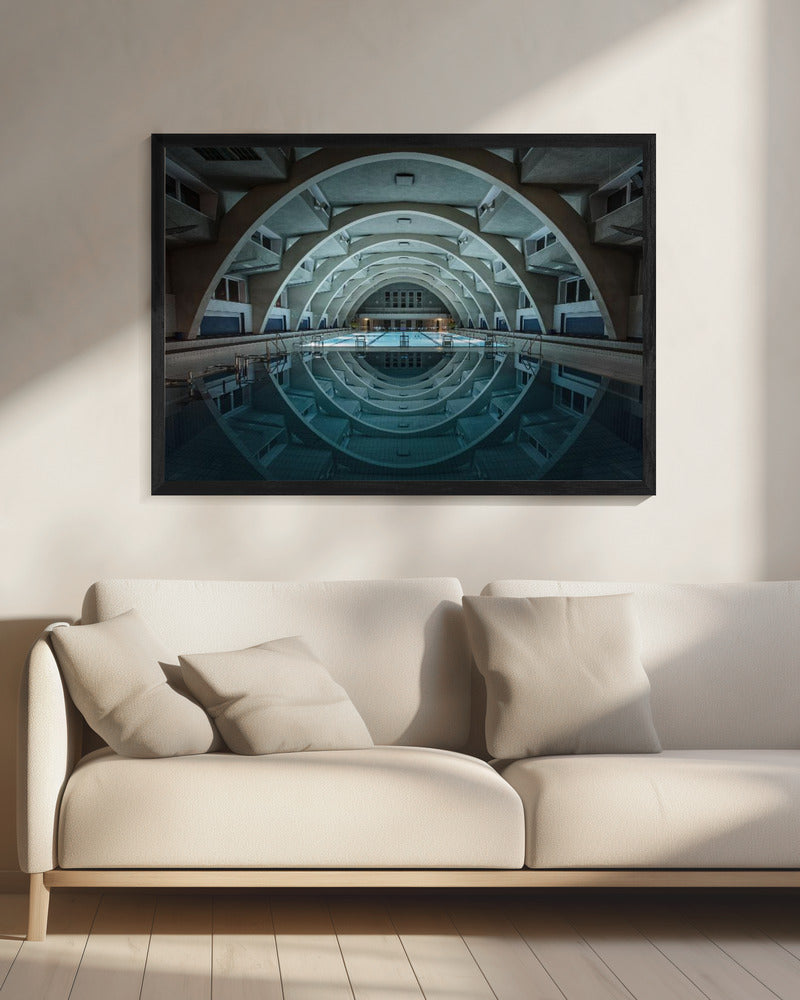 swimming @night - Poster / Art Print - interiör