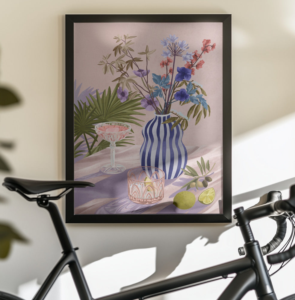Lilac Summer - Poster / Art Print - interiör