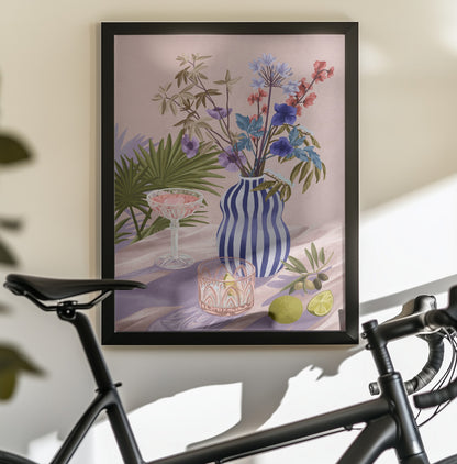 Lilac Summer - Poster / Art Print - interiör