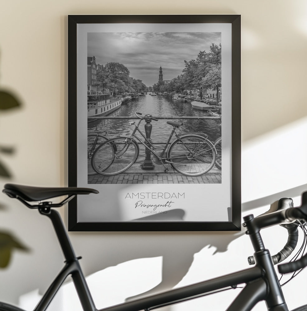 In focus: AMSTERDAM Prinsengracht - Poster / Art Print - interiör