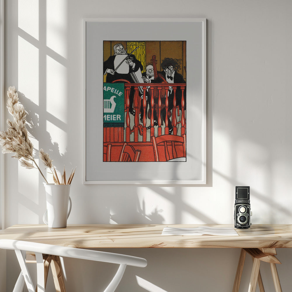 Salon Orchestra Meier - Poster / Art Print - interiör