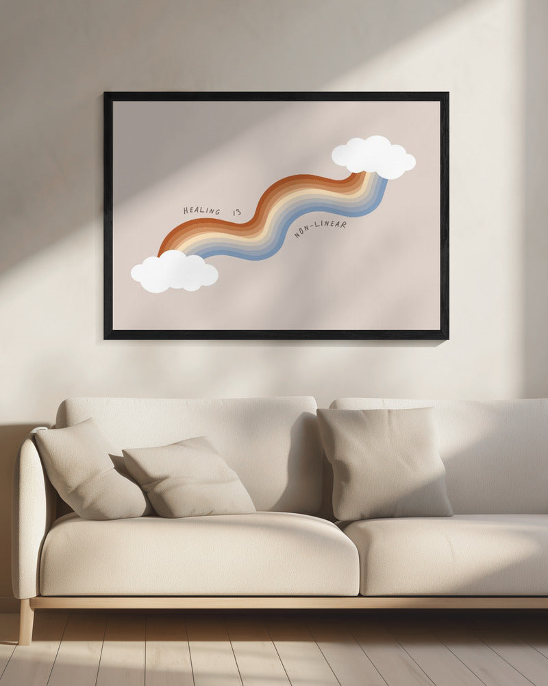 Healing Rainbow - Poster / Art Print - interiör