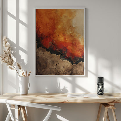 The Abstract Earth - Poster / Art Print - interiör