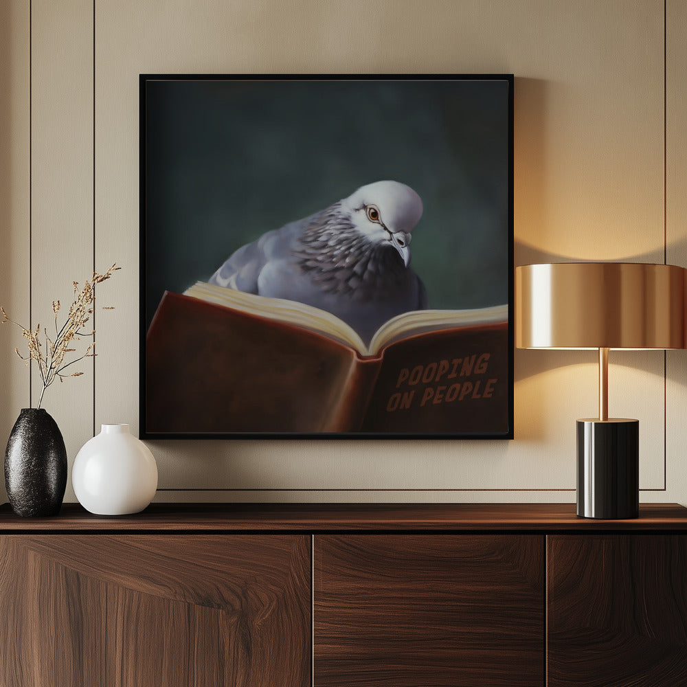 Pooping On People - Poster / Art Print - interiör