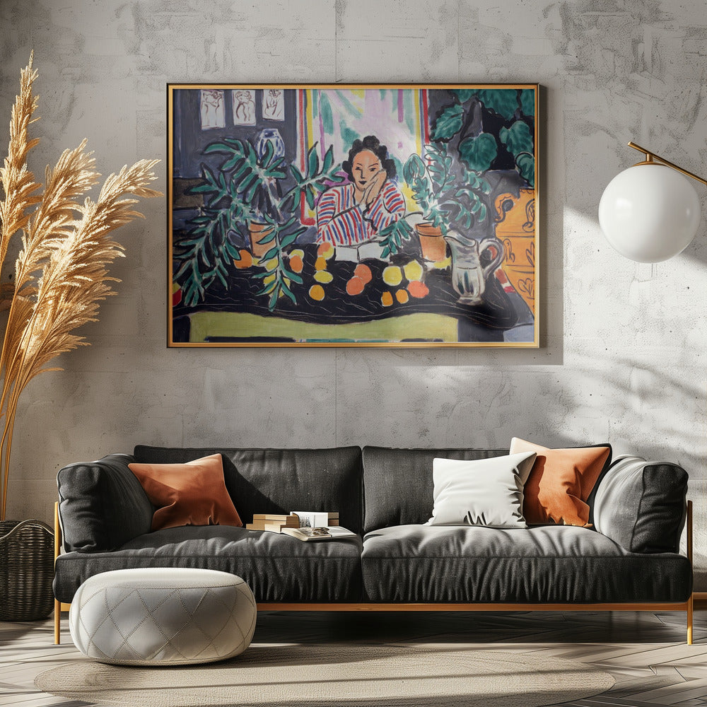 Interno Con Vaso Etrusco 1940 - Poster / Art Print - interiör