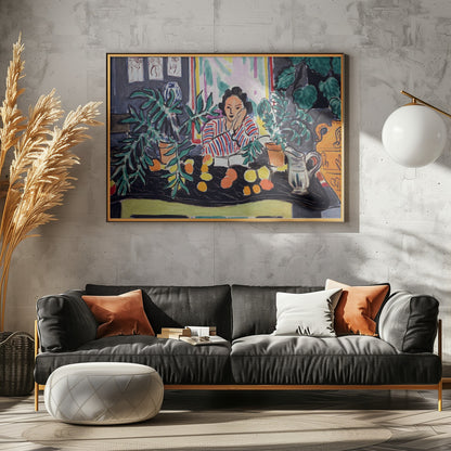 Interno Con Vaso Etrusco 1940 - Poster / Art Print - interiör