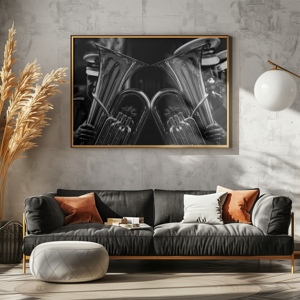 Double brass - Poster / Art Print - interiör