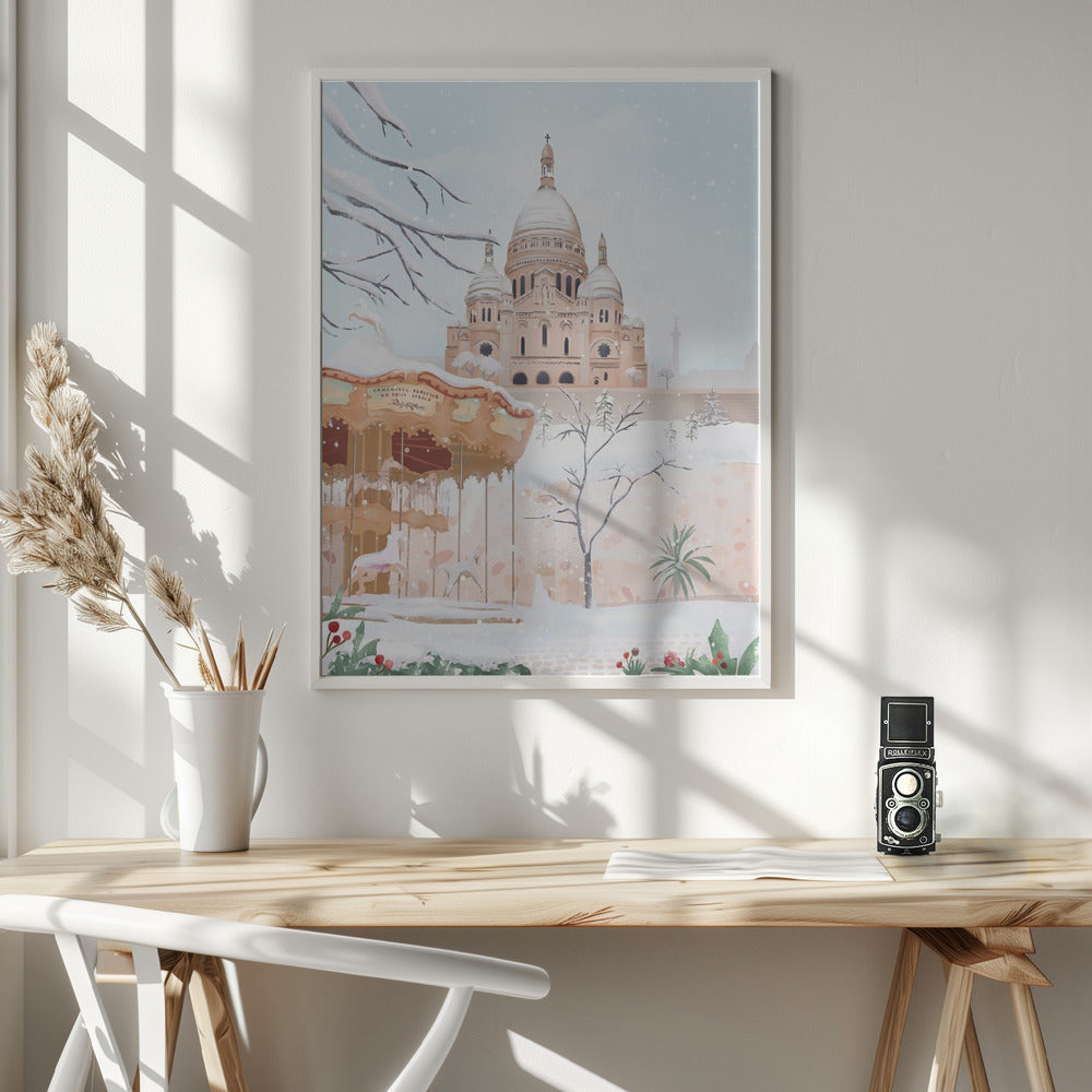 Winter in Paris - Poster / Art Print - interiör