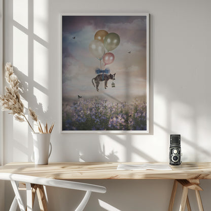 Ballongfärden - Poster / Art Print - interiör