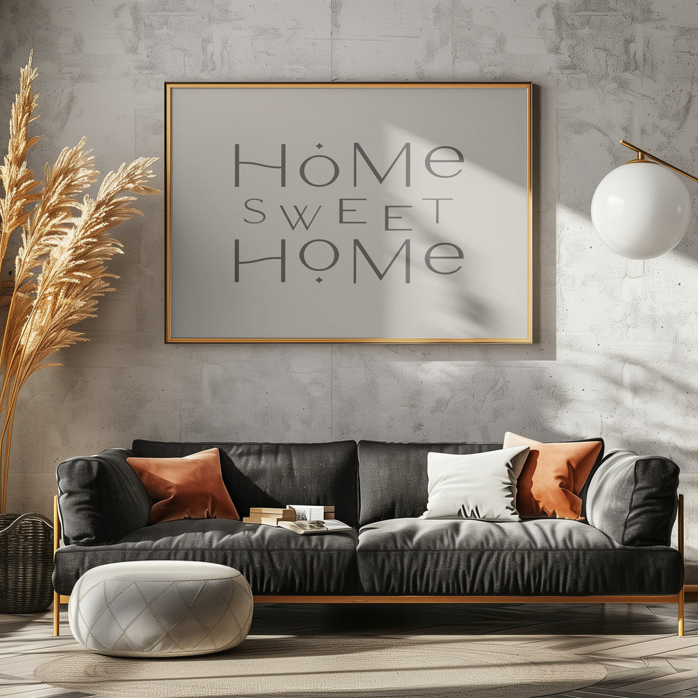 Home Sweet Home - Poster / Art Print - interiör