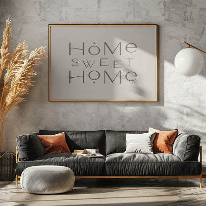 Home Sweet Home - Poster / Art Print - interiör