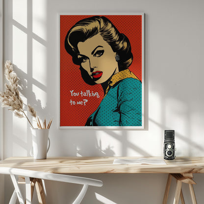 Retro Confidence - Poster / Art Print - interiör