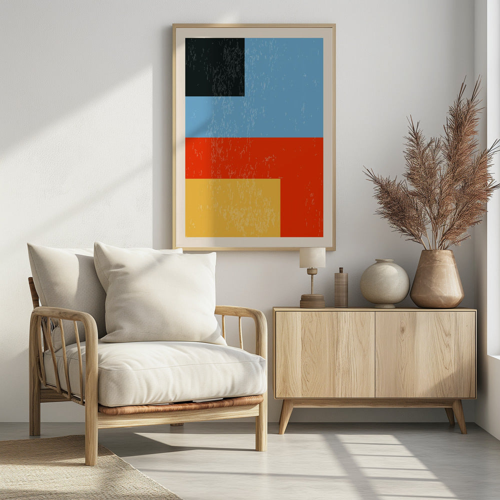Minimal Abstract Shapes Series #15 - Poster / Art Print - interiör