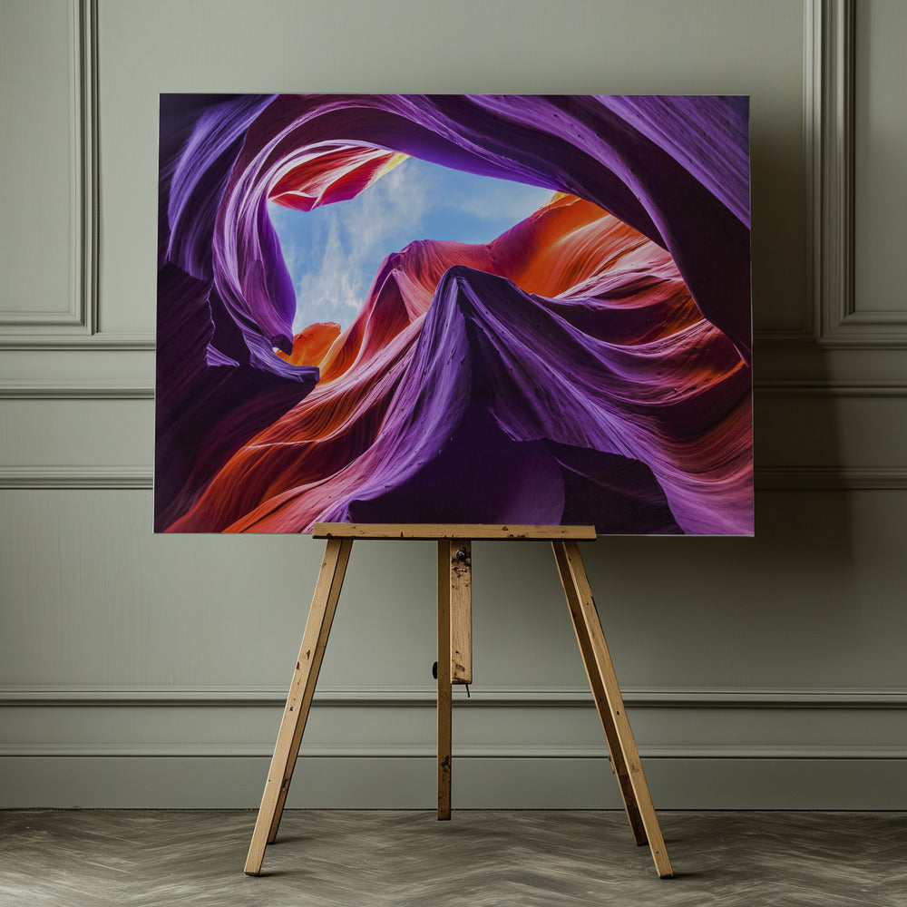 Magical Lower Antelope Canyon - Poster / Art Print - interiör