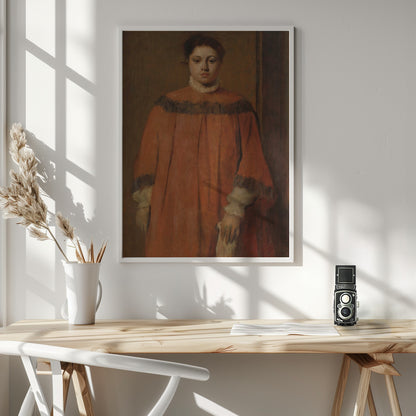 Girl In Red No.2 - Poster / Art Print - interiör