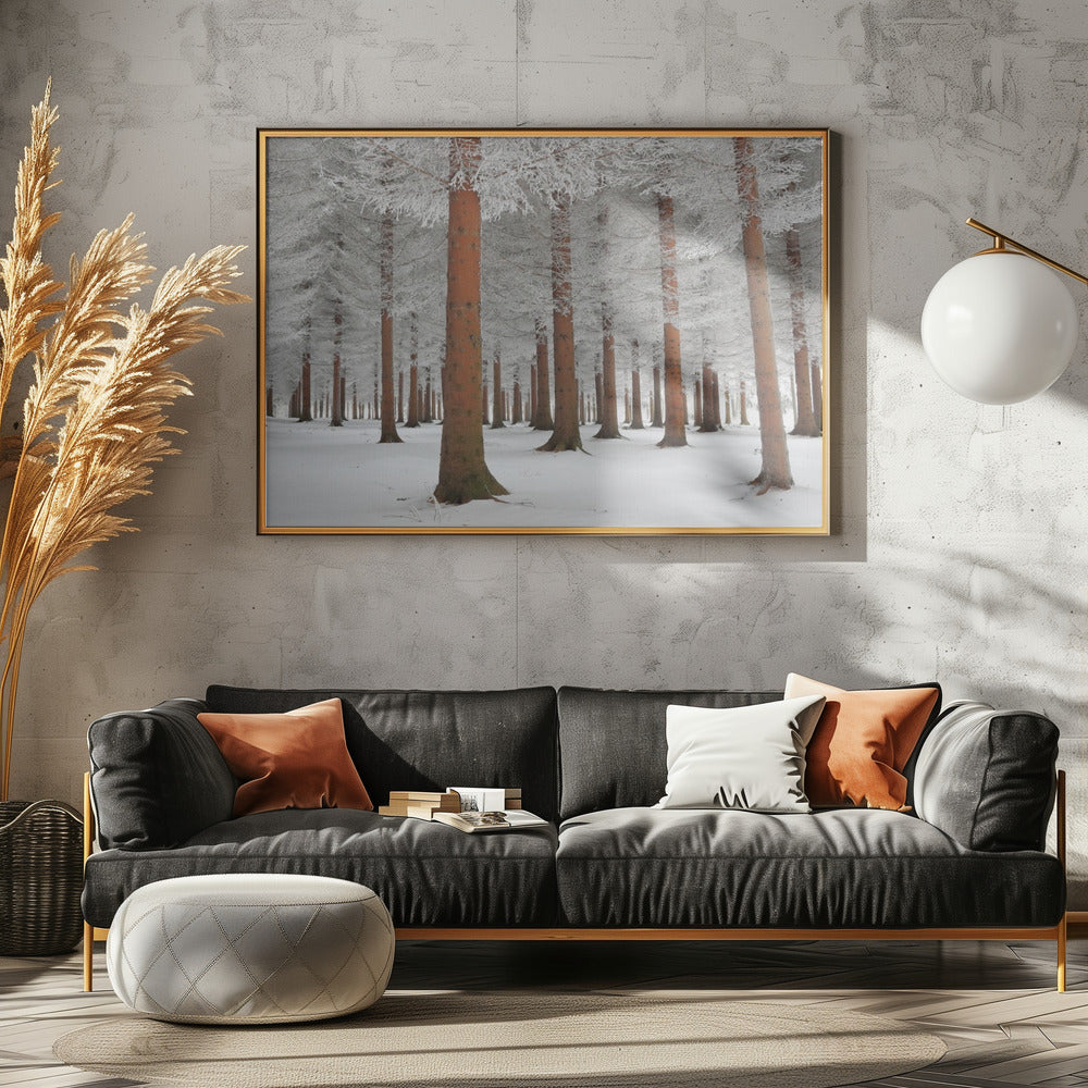 In White - Poster / Art Print - interiör