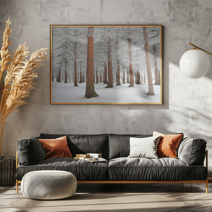 In White - Poster / Art Print - interiör