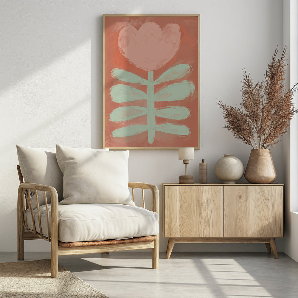 Pastel Flower - Poster / Art Print - interiör