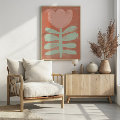 Pastel Flower - Poster / Art Print - interiör