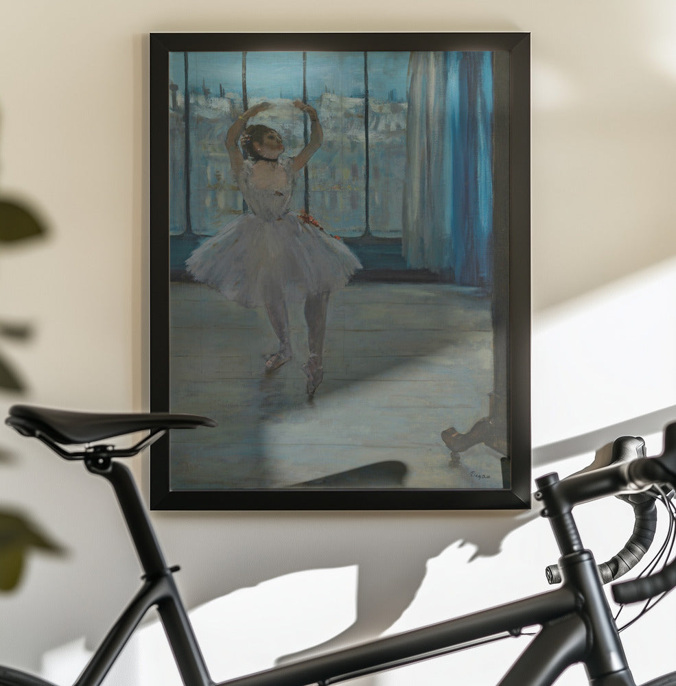 Dancer Posing for a Photographer - Poster / Art Print - interiör