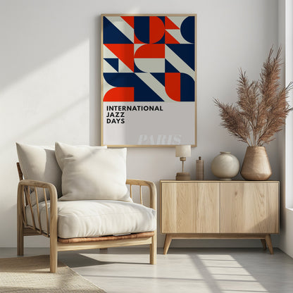 Jazz Days Paris - Poster / Art Print - interiör