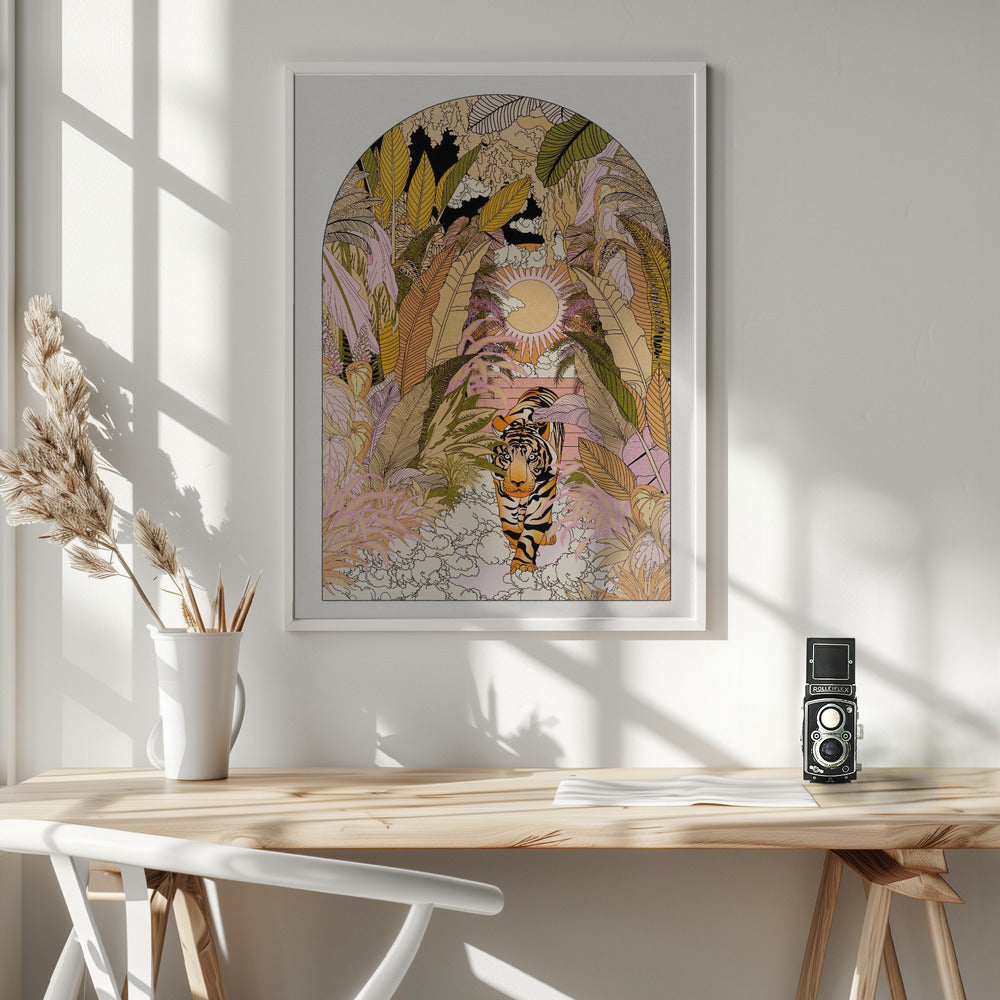 The Tiger - Poster / Art Print - interiör
