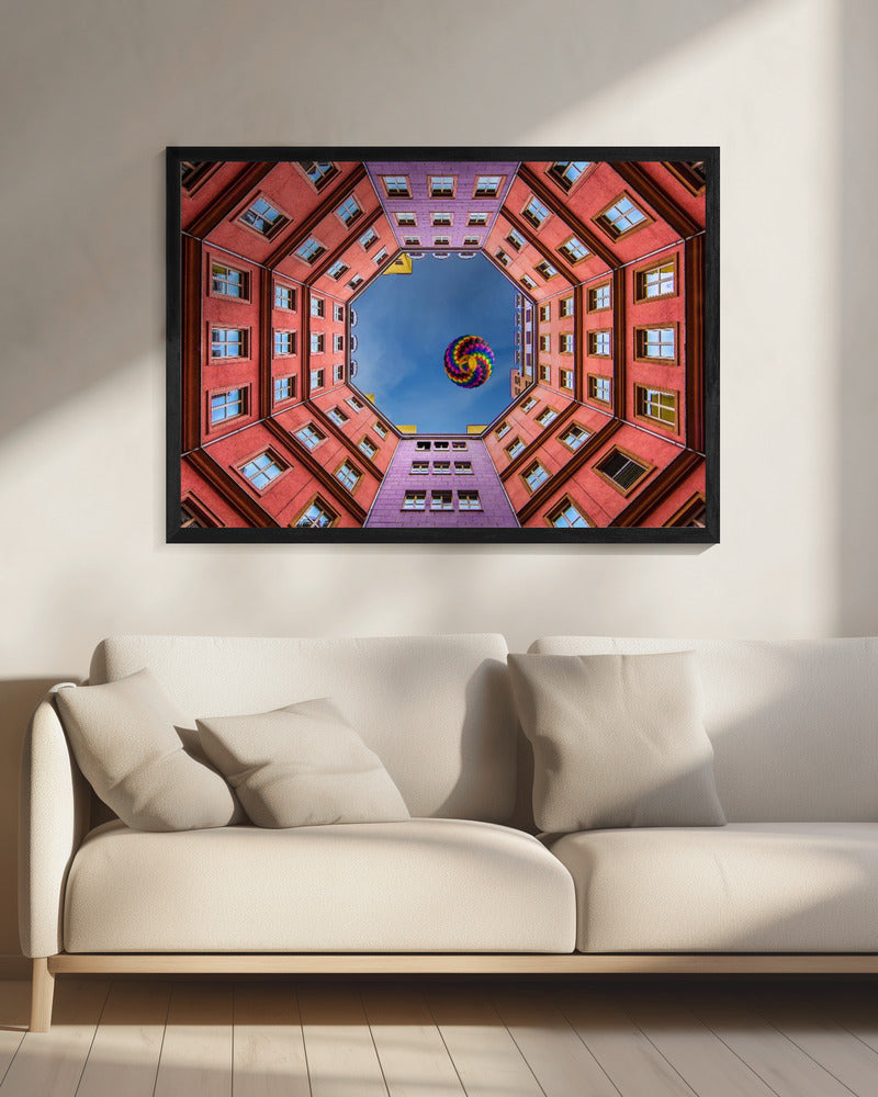 Shapes and Swirls - Poster / Art Print - interiör