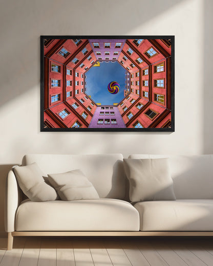 Shapes and Swirls - Poster / Art Print - interiör