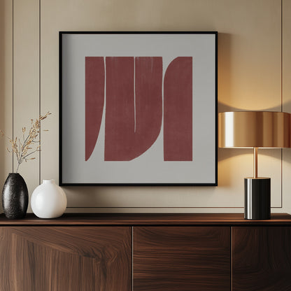 Small Sqterracota L - Poster / Art Print - interiör