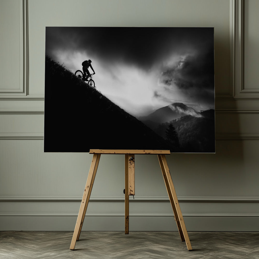 Sunrise ride - Poster / Art Print - interiör