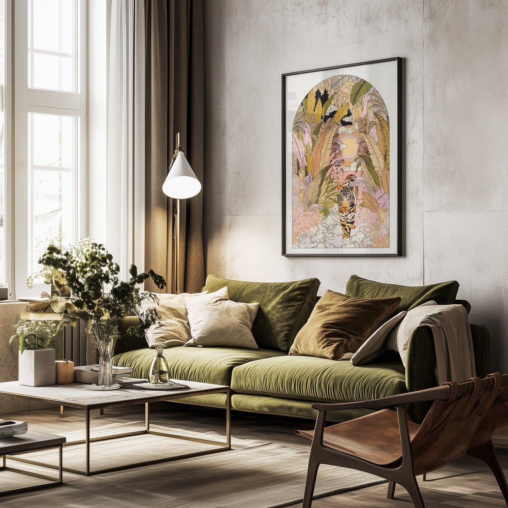 The Tiger - Poster / Art Print - interiör