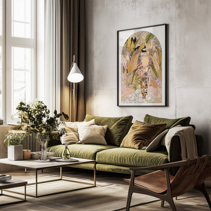 The Tiger - Poster / Art Print - interiör