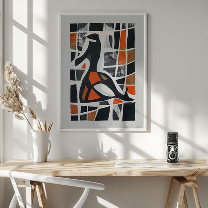 Geometric Aviary - Poster / Art Print - interiör