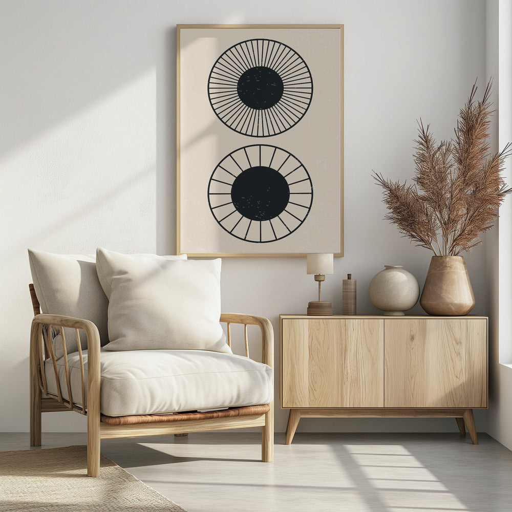 Circles! - Poster / Art Print - interiör