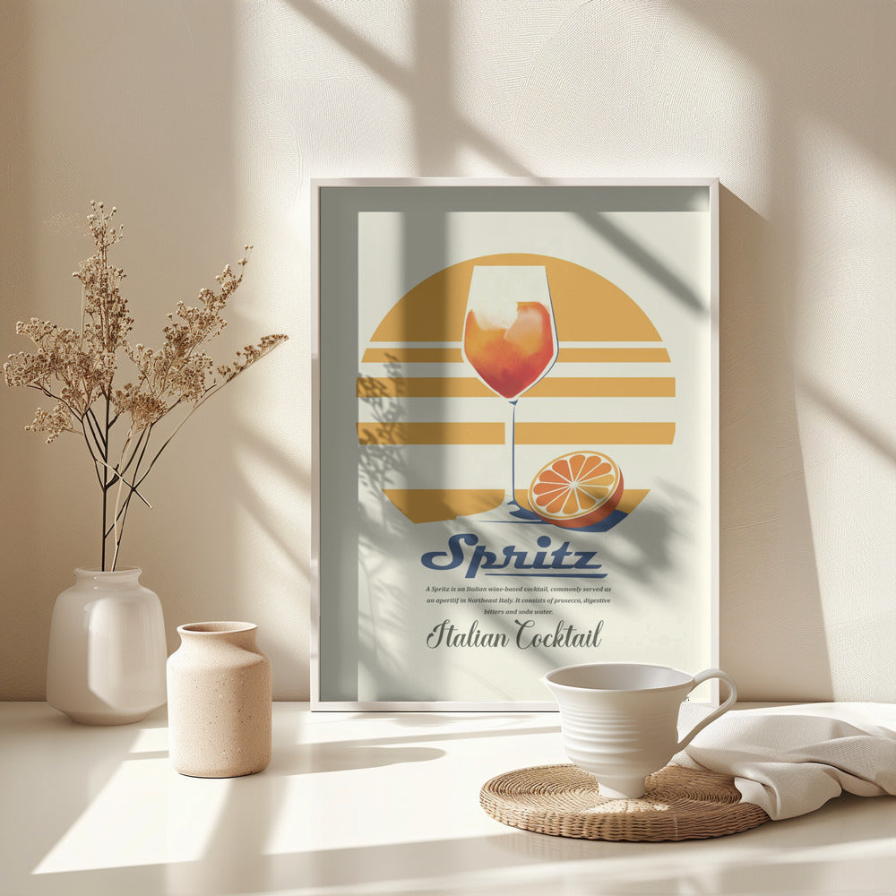 Spritz summer print - Poster / Art Print - interiör