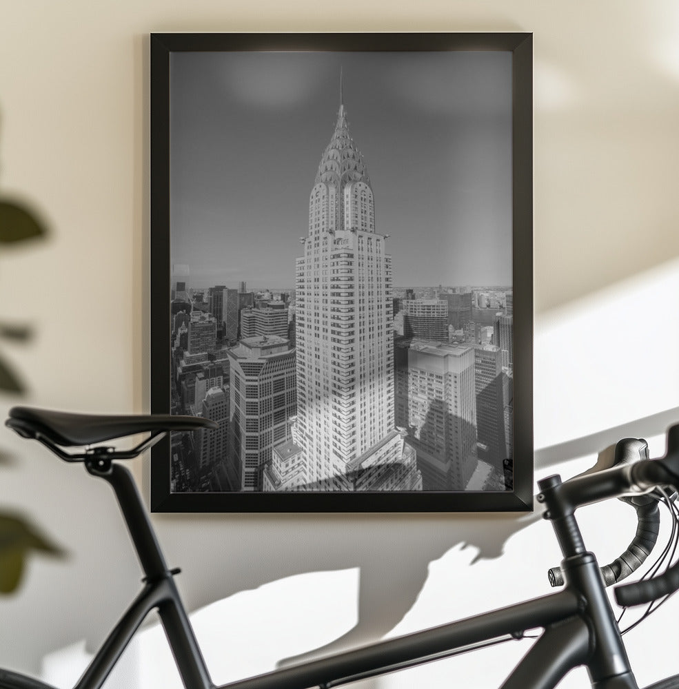 Chrysler Black and White - Poster / Art Print - interiör
