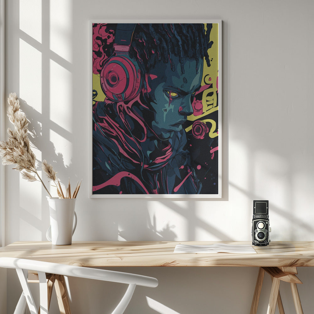 Street Dj - Poster / Art Print - interiör