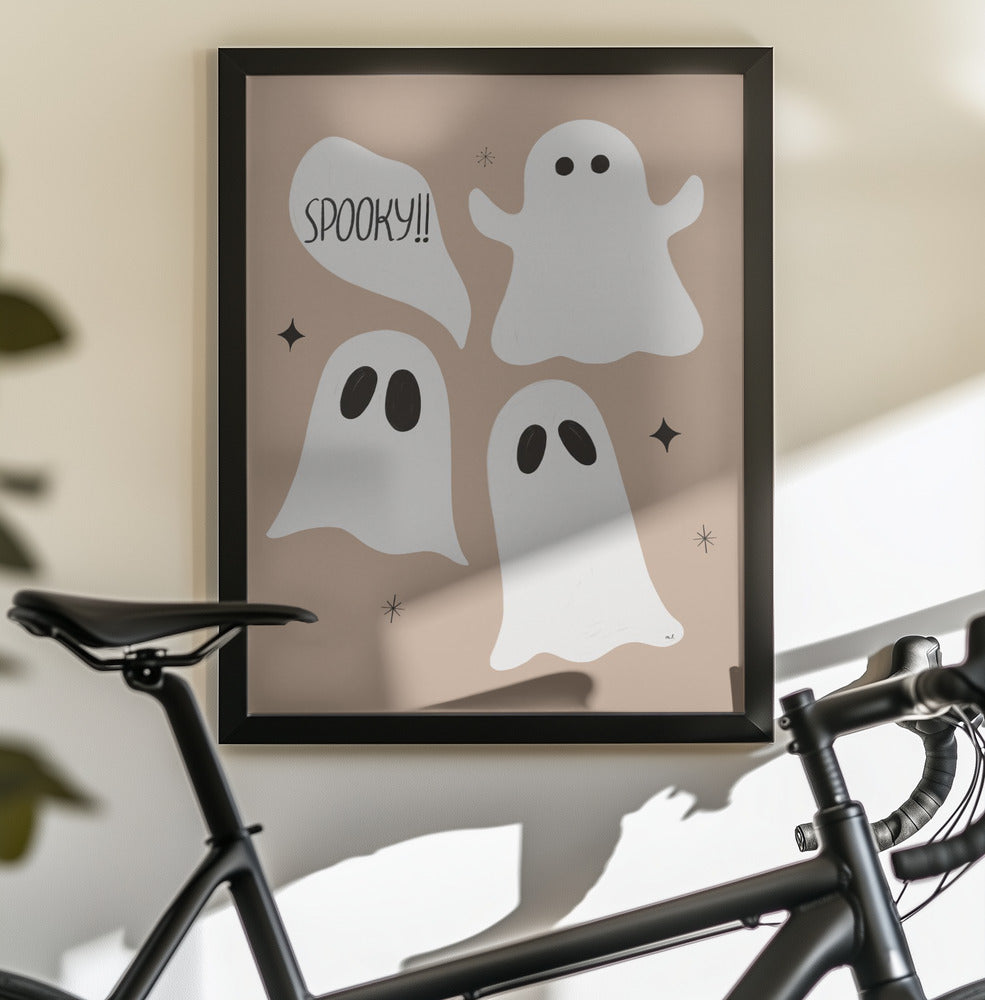Spooky Ghosts - Poster / Art Print - interiör