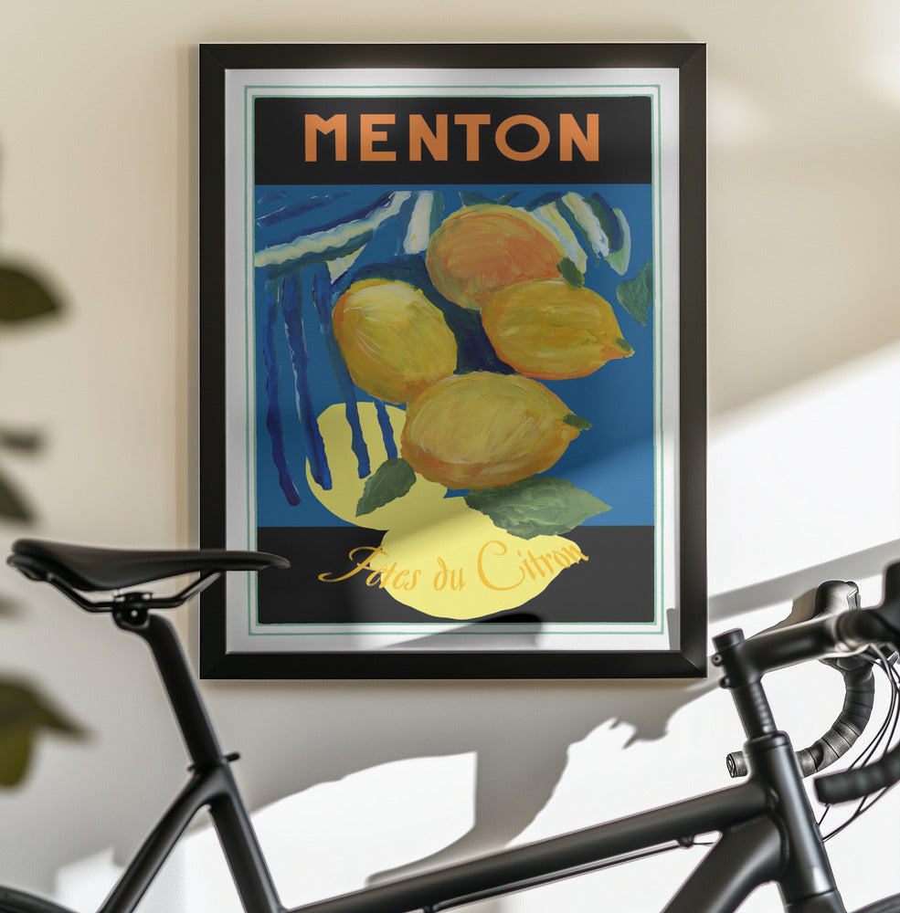 Lemons Menton Citrus Fruit Poster - Poster / Art Print - interiör
