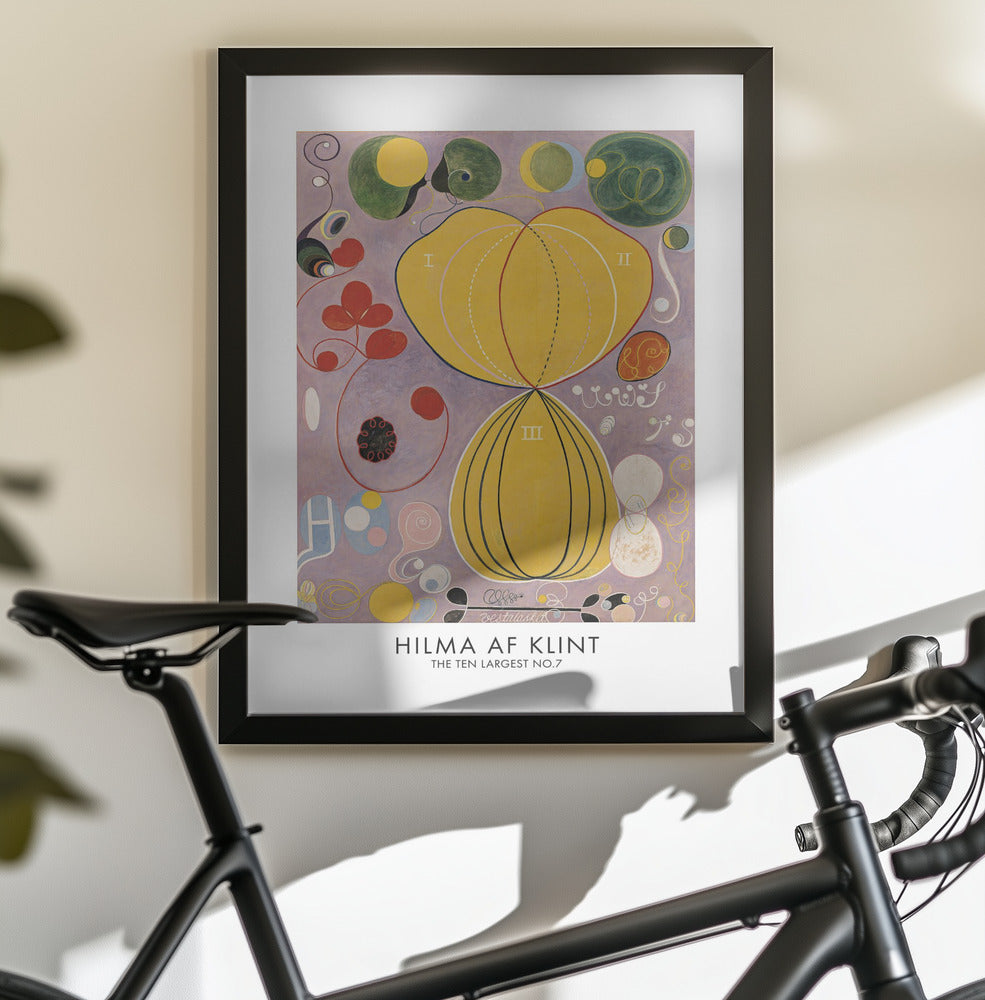 The Ten Largest No.7 Poster - Poster / Art Print - interiör