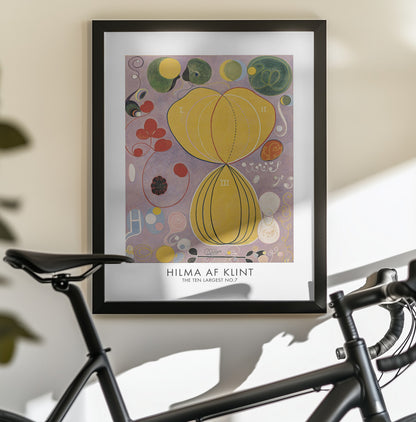 The Ten Largest No.7 Poster - Poster / Art Print - interiör
