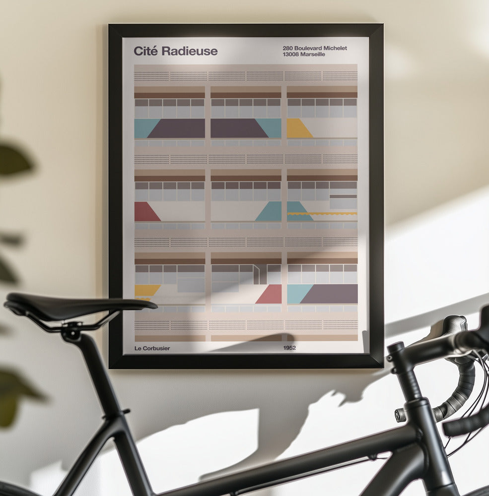 Cite Radieuse - Poster / Art Print - interiör